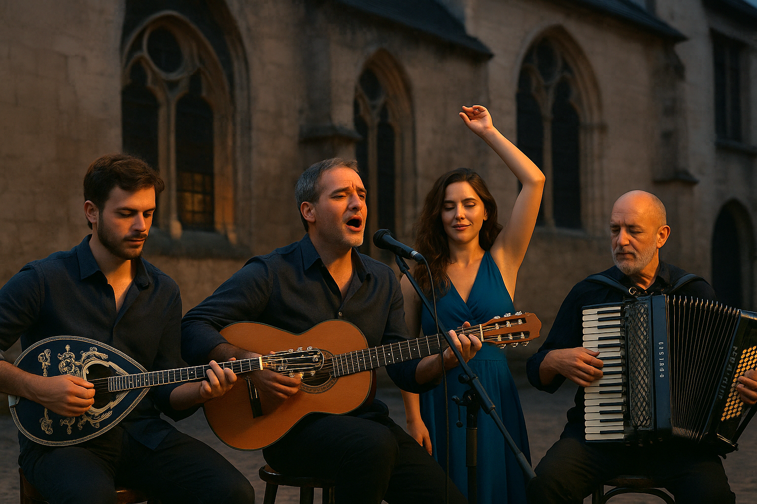 Musiciens et danseurs grecs  disponibles pour des concerts et des animations  en Bourgogne
