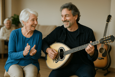 Animation musicales pour seniors, personnes âgées, ehpad, résidences, maisons de retraite, 