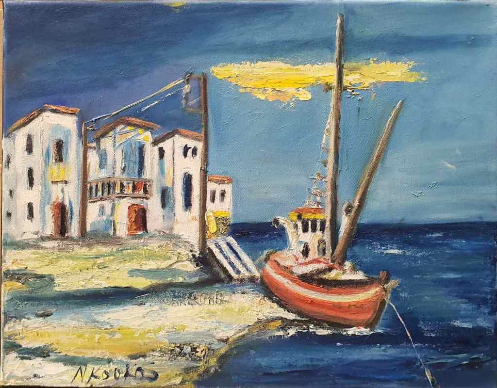 La mer, la peinture et la musique grecque. Cabaret grec AKTI -  Bruxelles